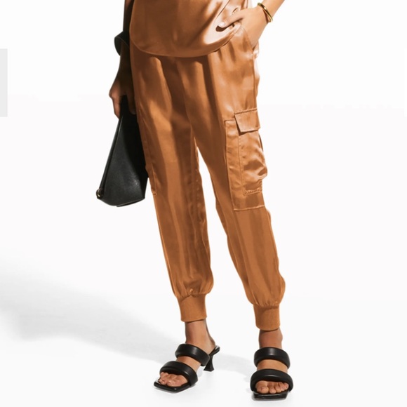 cinq a sept Pants - Satin Jogger Pants 📦🥹🫣💕🥰
